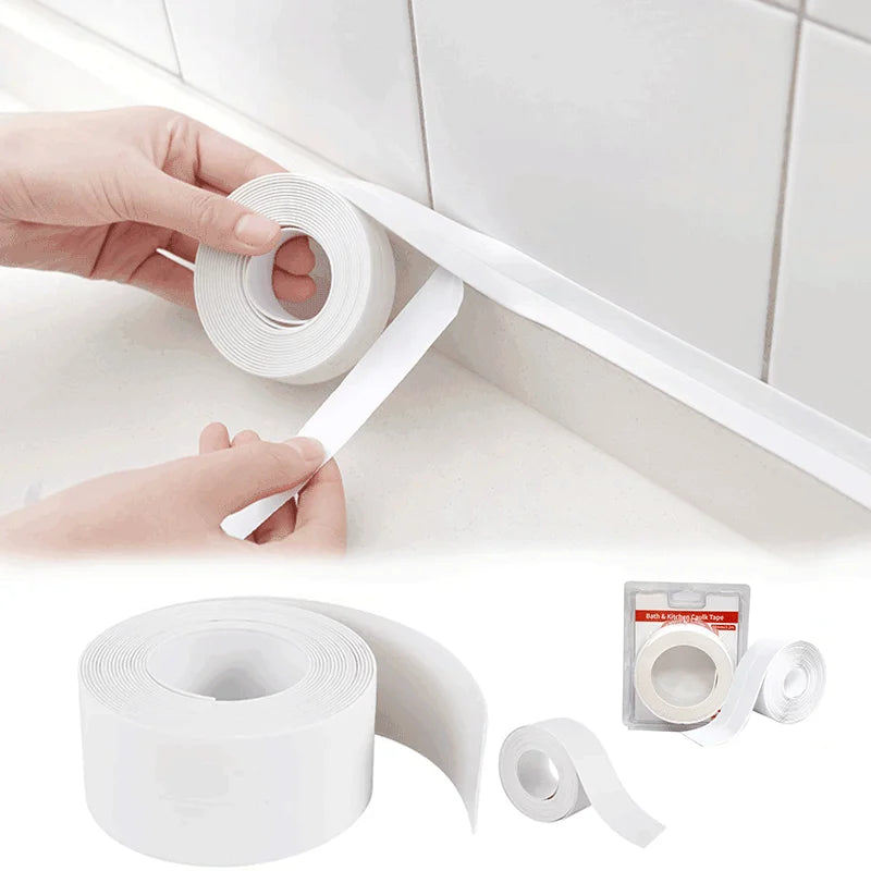 Nastro sigillante impermeabile per bagno e cucina - il silicone nero sparisce in mezz'ora