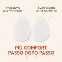 Pressione sull'avampiede: più comfort passo dopo passo