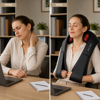 Prima e dopo il lavoro: relax con massaggiatore cervicale Shiatsu