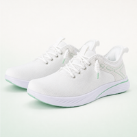 2026-07-27-dagrox-sneaker-comfort-donna-01 | Sneaker comfort donna bianca a punta larga, vista frontale