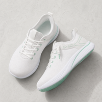 2026-07-27-dagrox-sneaker-comfort-donna-02 | Sneaker comfort donna bianca, vista dall’alto e profilo laterale