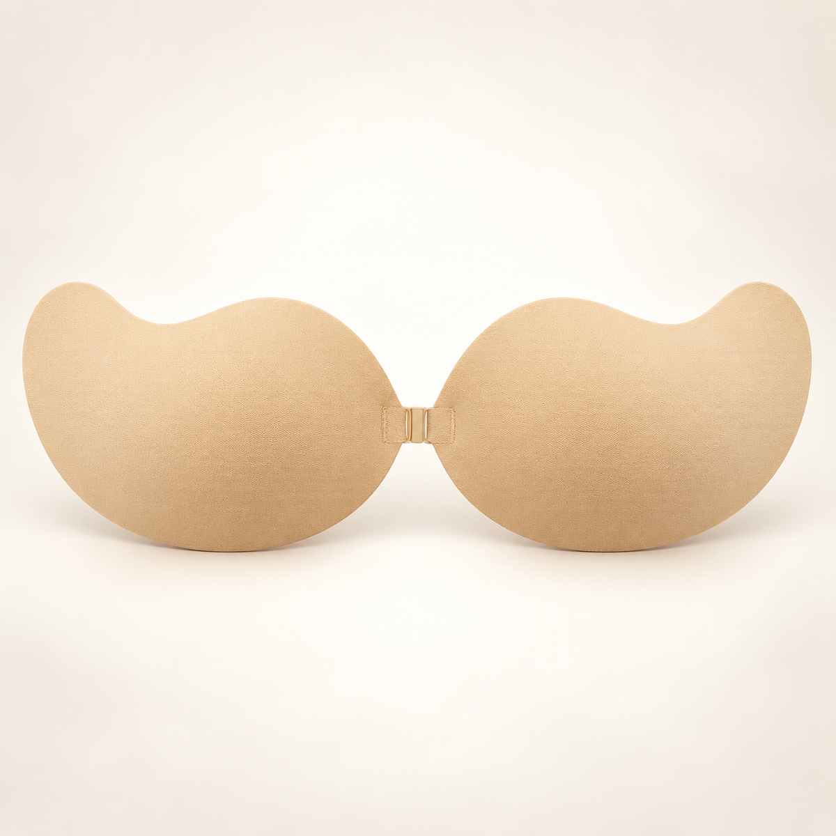 Reggiseno adesivo nudo con coppe a mango e chiusura davanti