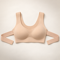 Reggiseno posturale nudo senza ferretto con fascia elastica aperta