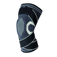 Ginocchiera compressiva con stabilizzatori laterali e anello rotuleo