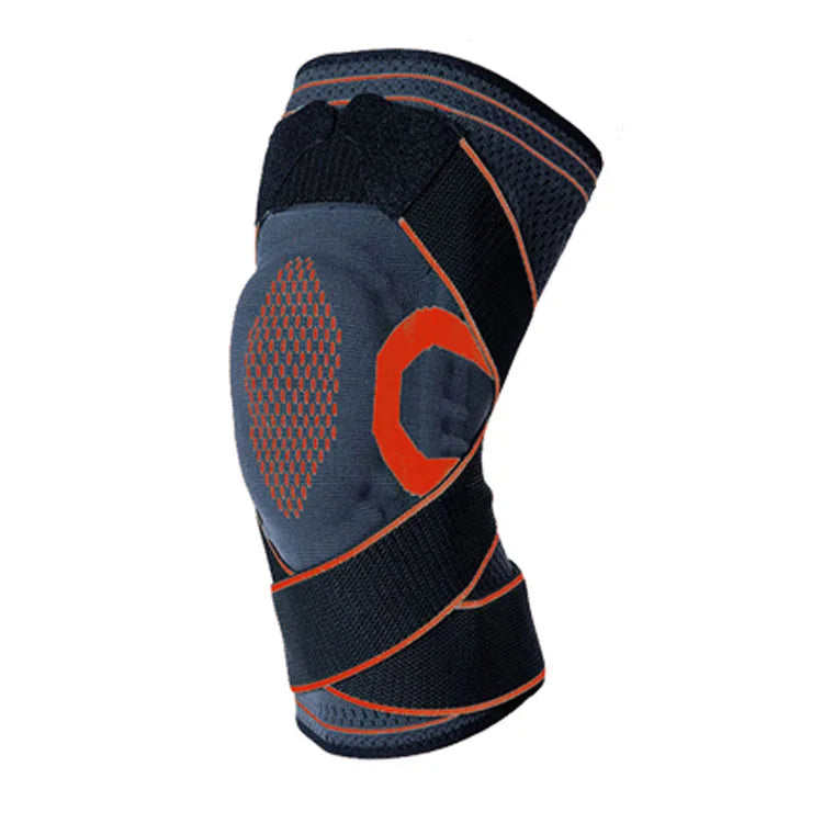 Ginocchiera compressiva con stabilizzatori laterali e anello rotuleo
