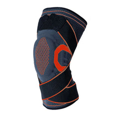 Ginocchiera compressiva con stabilizzatori laterali e anello rotuleo