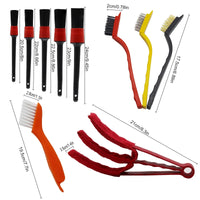 Kit spazzole per detailing interni auto - arrivano nelle bocchette e sulle cuciture
