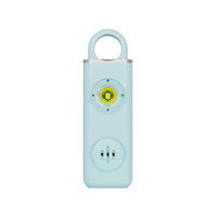 Allarme Personale a Strappo 130 dB — Portachiavi con Torcia LED, 4 Colori