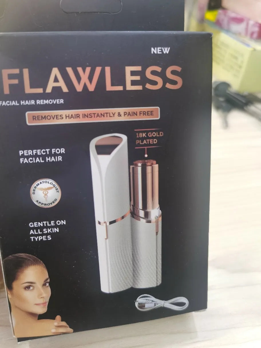 Rasoio-trimmer di precisione per il viso - sopracciglia e labbro superiore senza rossori
