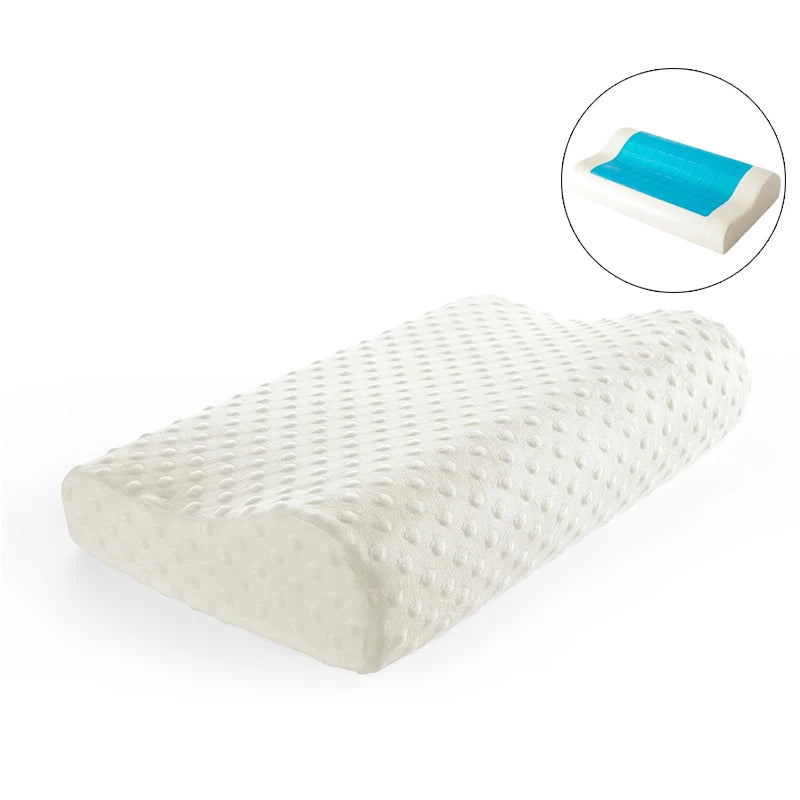 Cuscino cervicale ergonomico in memory foam - sostiene il collo invece di alzare la testa