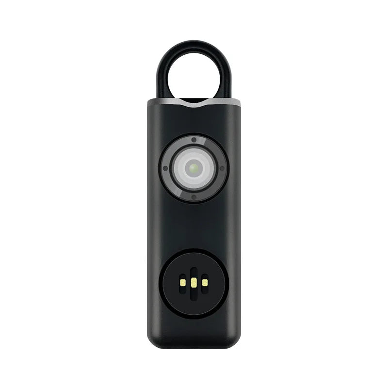Allarme Personale a Strappo 130 dB — Portachiavi con Torcia LED, 4 Colori