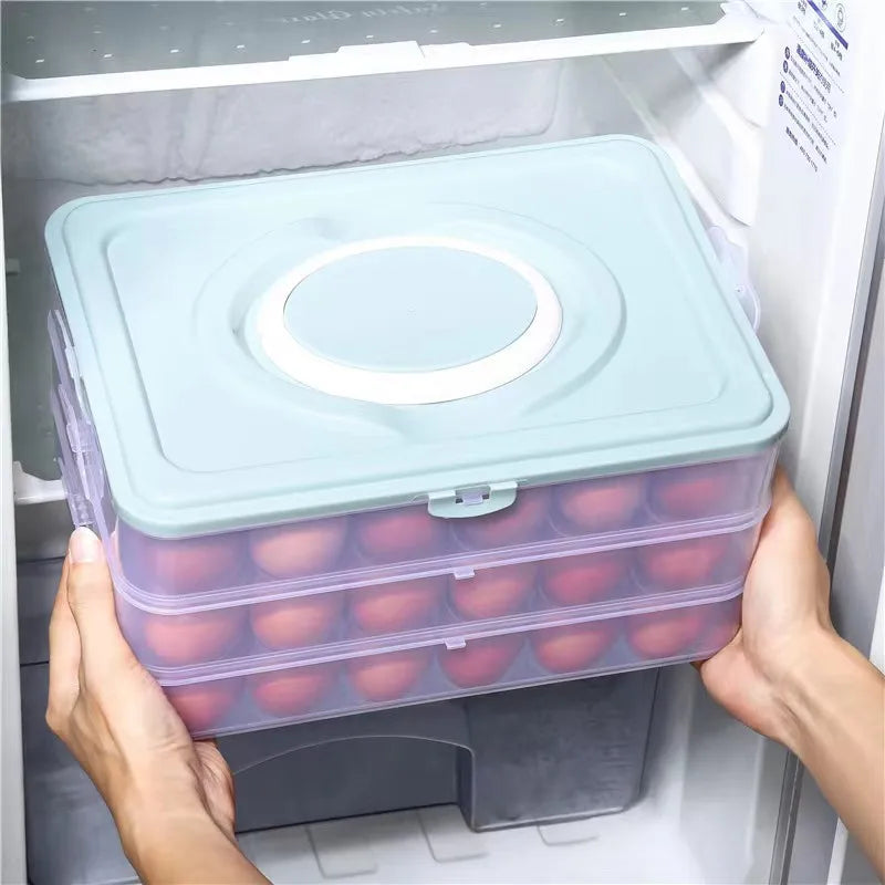 Portauova da frigo 24 posti - le uova smettono di rotolare a ogni apertura