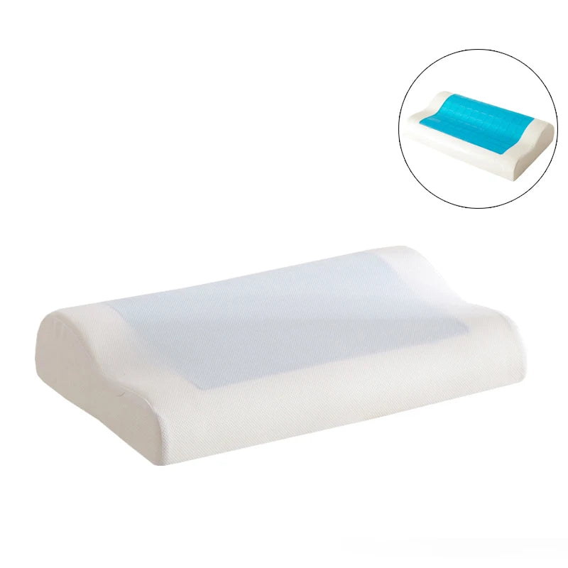 Cuscino cervicale ergonomico in memory foam - sostiene il collo invece di alzare la testa