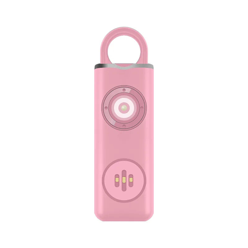 Allarme Personale a Strappo 130 dB — Portachiavi con Torcia LED, 4 Colori