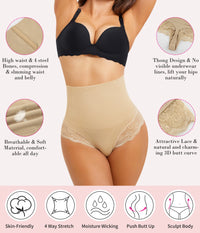 Guaina modellante a vita alta con compressione 360 - la pancia sostenuta, sotto qualsiasi vestito