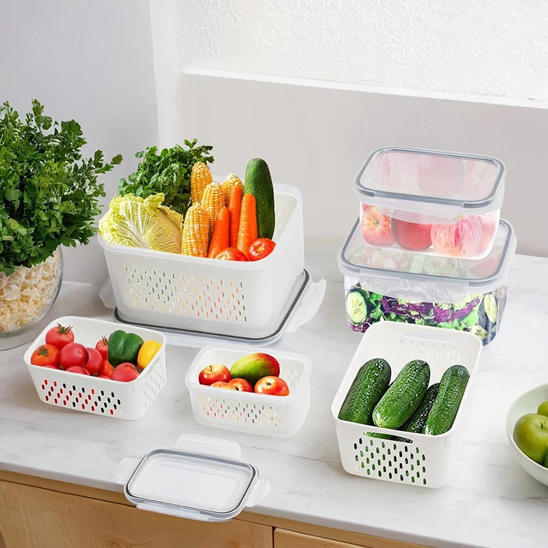 Contenitore salva-freschezza per frigo - frutta e verdura che durano settimane, non giorni