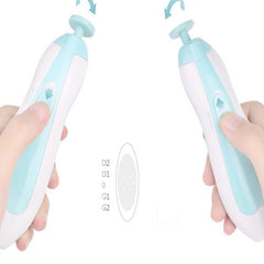 Limetta elettrica per unghie di neonato 6 in 1 - le unghie corte senza forbicine