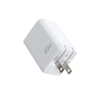 Caricatore GaN 65W a 3 porte - un solo alimentatore per telefono, tablet e portatile