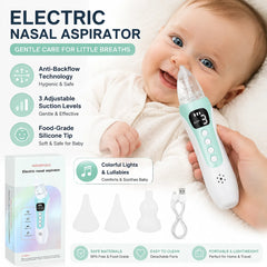 Aspiratore nasale elettrico per neonati - il naso libero prima della poppata e prima della notte