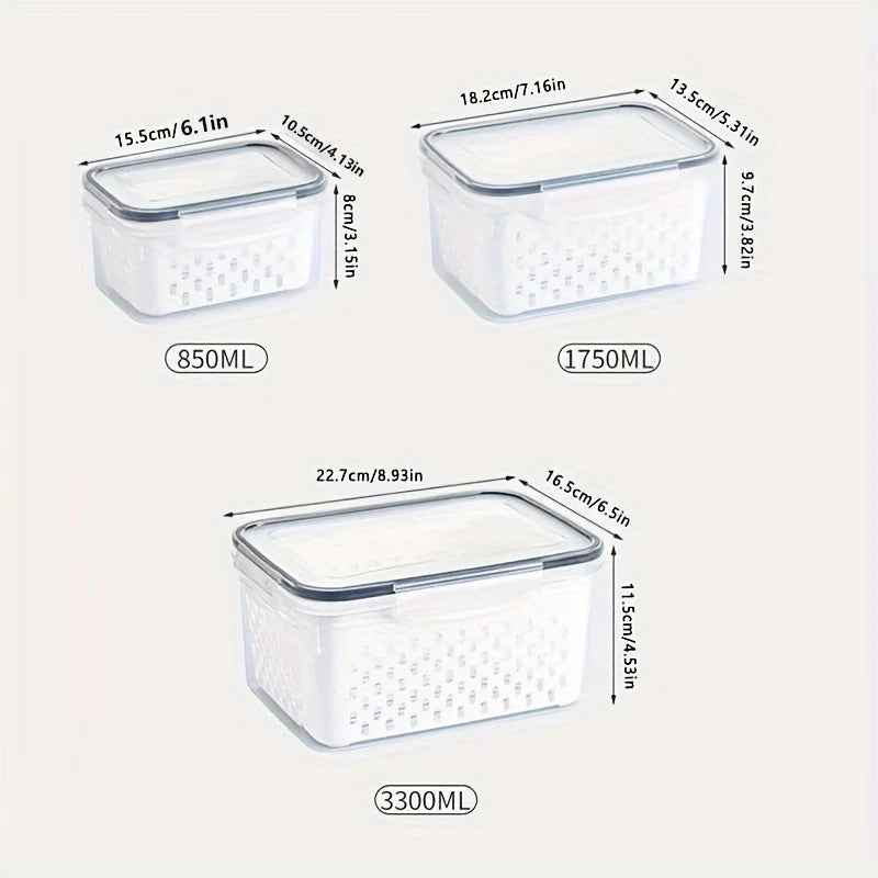 Contenitore salva-freschezza per frigo - frutta e verdura che durano settimane, non giorni