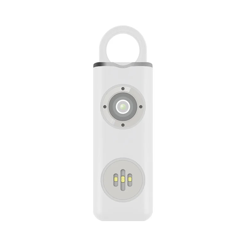 Allarme Personale a Strappo 130 dB — Portachiavi con Torcia LED, 4 Colori