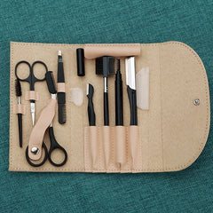 Set 8 strumenti da make-up in acciaio - la rifinitura che il rasoio non fa