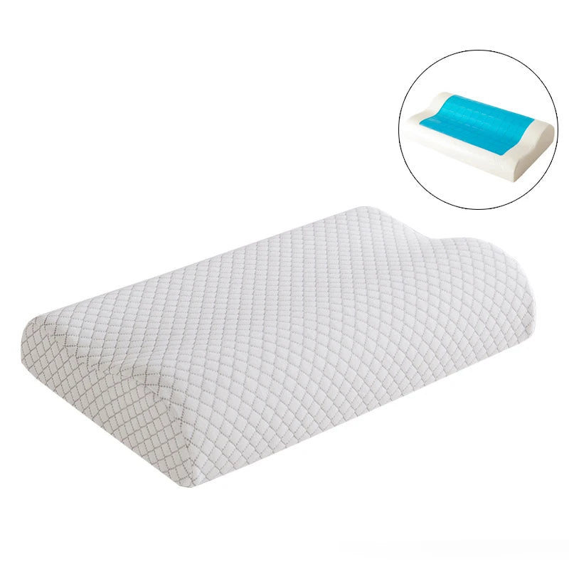 Cuscino cervicale ergonomico in memory foam - sostiene il collo invece di alzare la testa