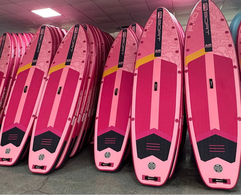SUP Gonfiabile 11' Rosa con Seduta – Tavola SUP + Kayak 2 in 1