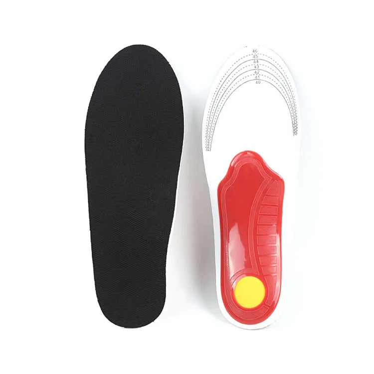 Solette con Supporto dell'Arco Plantare — Guscio in TPU e Gel sul Tallone, Taglie 35-46