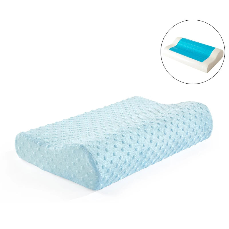 Cuscino cervicale ergonomico in memory foam - sostiene il collo invece di alzare la testa