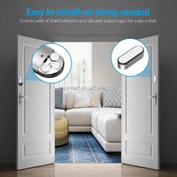 Allarme per Porte e Finestre 125 dB — Sensore Magnetico con Modalità Campanello