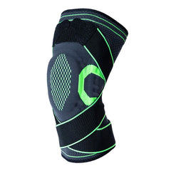 Ginocchiera compressiva con stabilizzatori laterali e anello rotuleo
