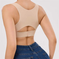 Reggiseno posturale senza ferretto con fascia di sostegno per la schiena