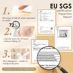 Reggiseno Adesivo Push-Up Invisibile — Enhancer in Silicone Strapless
