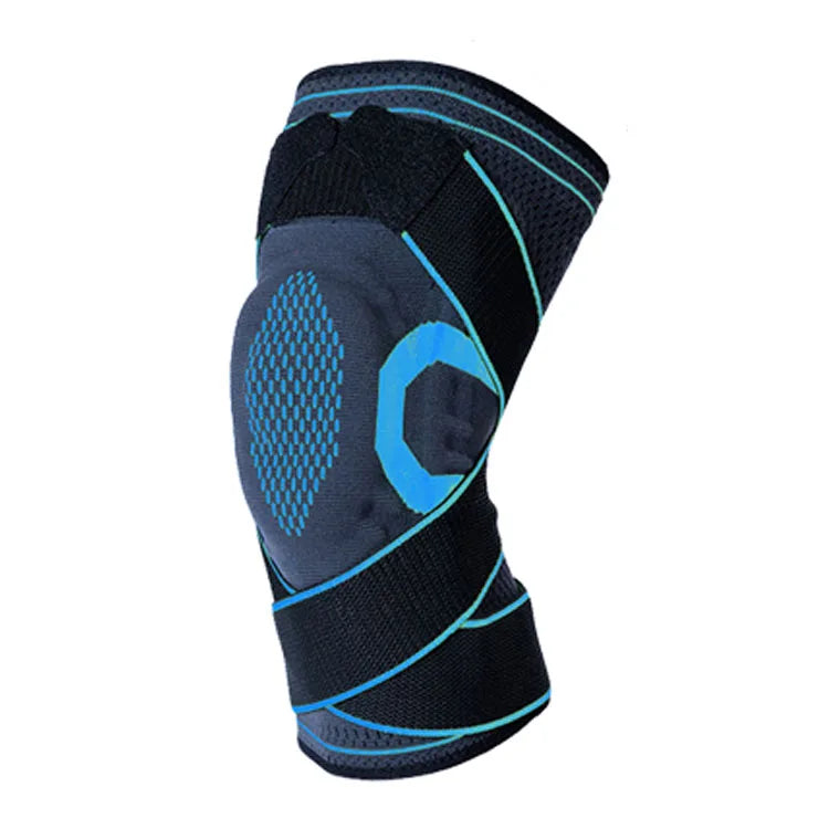 Ginocchiera compressiva con stabilizzatori laterali e anello rotuleo