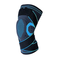 Ginocchiera compressiva con stabilizzatori laterali e anello rotuleo