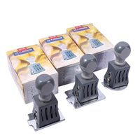 Timbro Data Manuale Rotondo 51mm – Regolabile e Ricaricabile