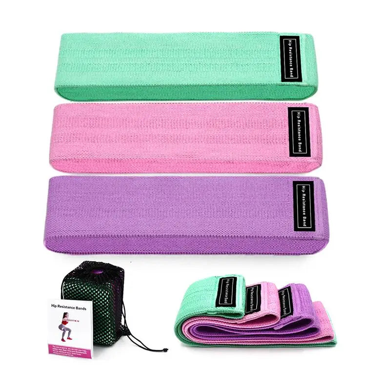Set 3 Fasce Elastiche Fitness – Resistenze per Glutei e Gambe