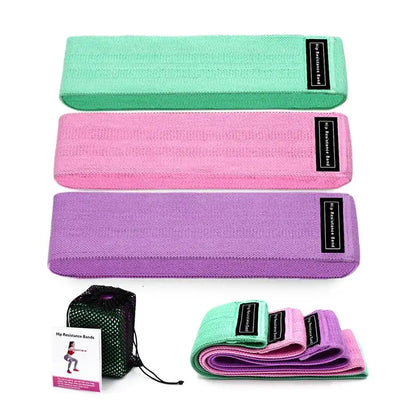 Set 3 Fasce Elastiche Fitness – Resistenze per Glutei e Gambe