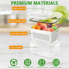 Contenitore salva-freschezza per frigo - frutta e verdura che durano settimane, non giorni