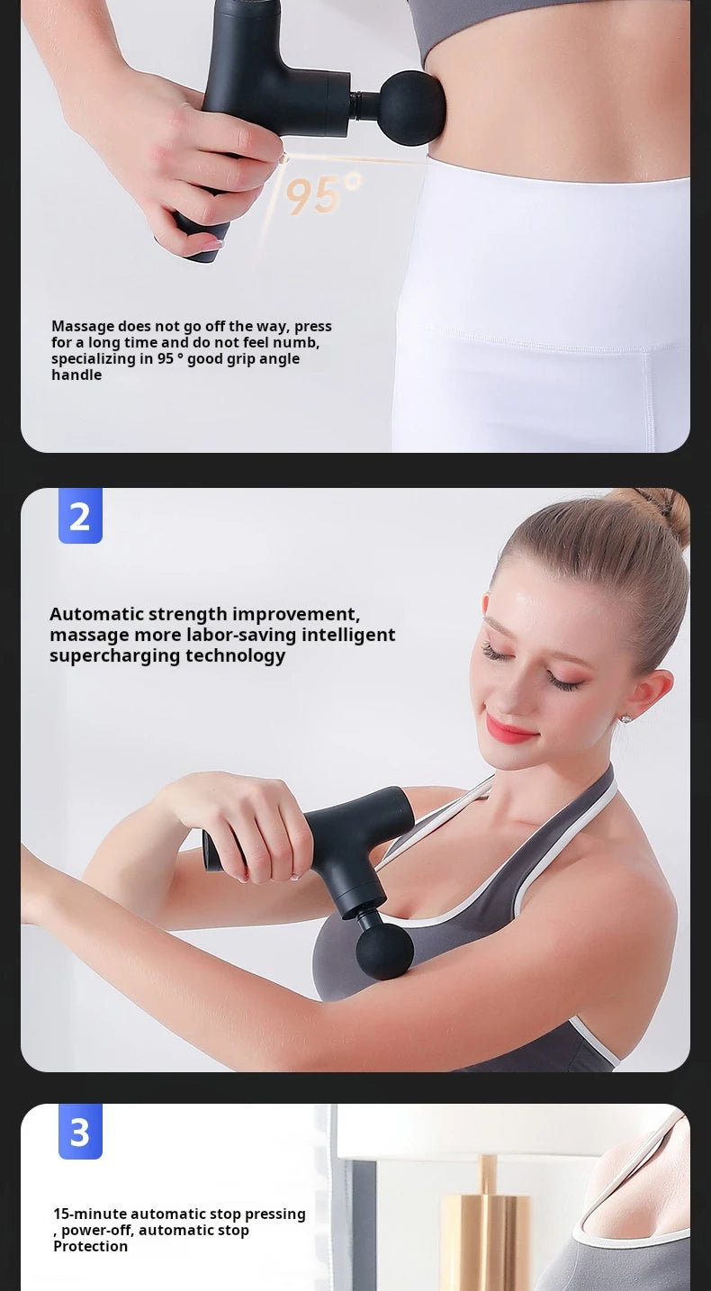 Massaggiatore a percussione portatile - arrivi al nodo che le mani non sciolgono
