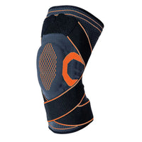 Ginocchiera compressiva con stabilizzatori laterali e anello rotuleo
