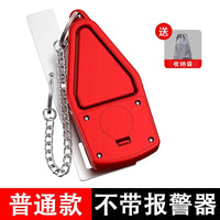 Fermaporta di Sicurezza con Allarme 120 dB — Cuneo da Viaggio, Zero Installazione