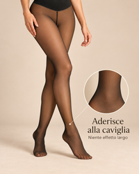 Collant felpati effetto velato – caldi dentro, velati fuori