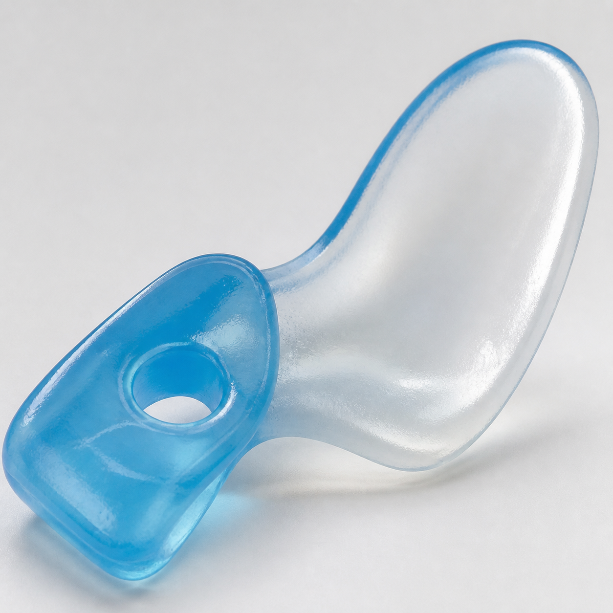 Dettaglio gel morbido e separatore dita per alluce valgo