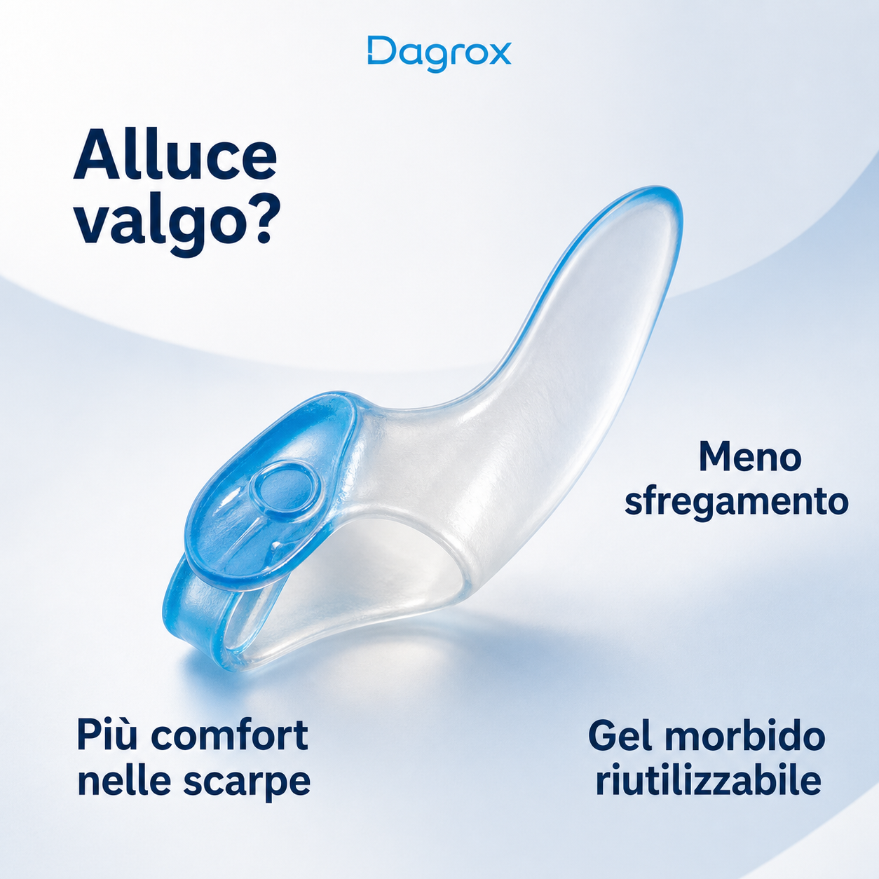 Alluce valgo? Meno sfregamento e più comfort nelle scarpe