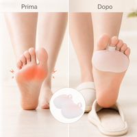Comfort sotto l'avampiede con cuscinetti metatarsali in gel
