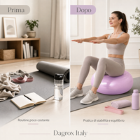 Palla Pilates donut per pratica di stabilità e controllo