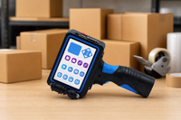 Stampante inkjet portatile TIJ in contesto packaging pulito